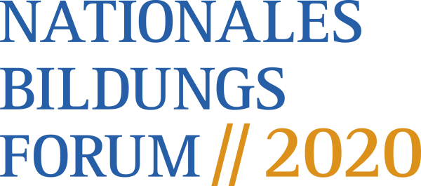 Logo des Nationalen Bildungsforums 2020