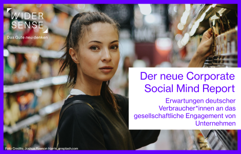 The Corporate Social Mind Report 2022 untersucht zum zweiten Mal die Erwartungen von Konsument*innen an das gesellschaftliche Engagement von Unternehmen